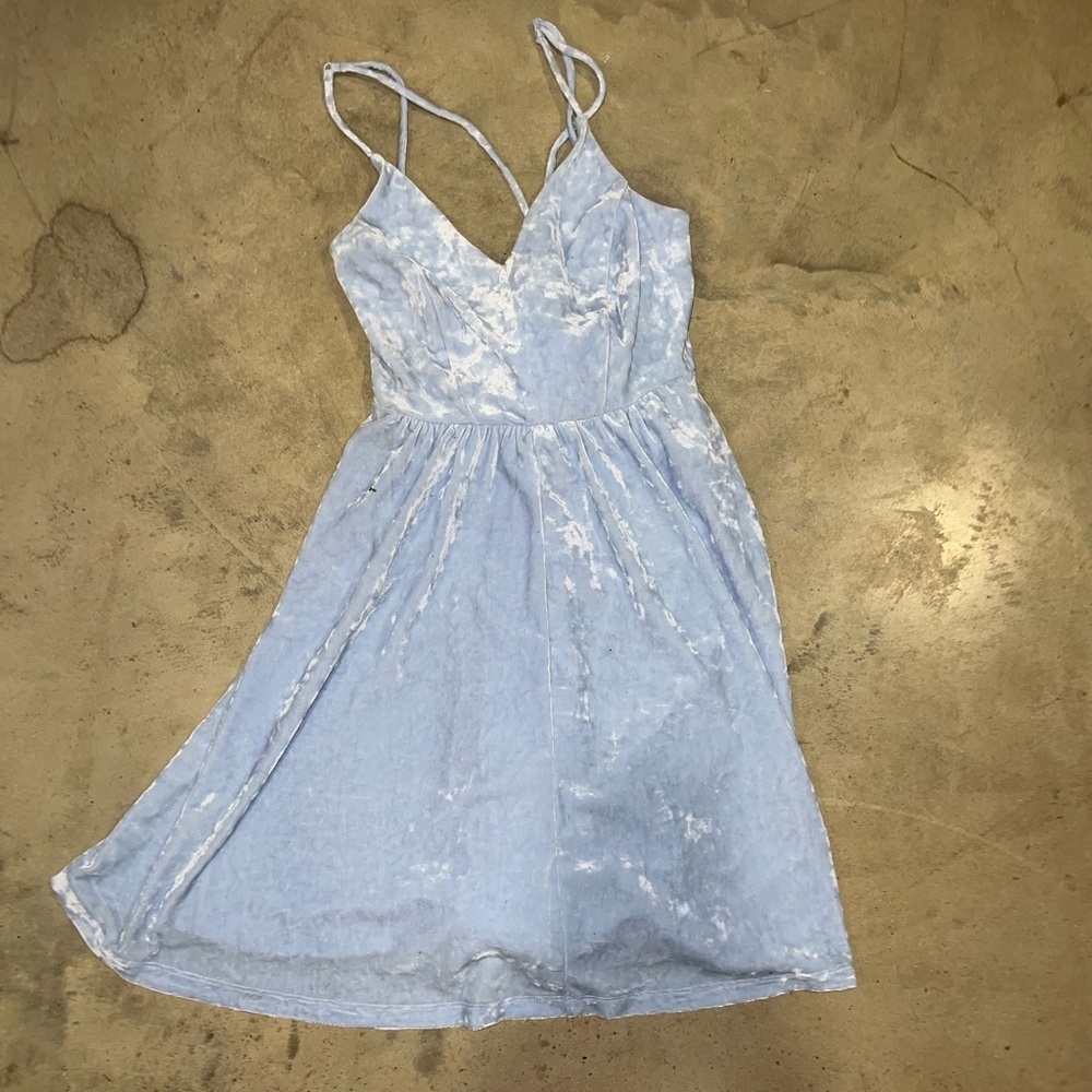 Light blue velvet